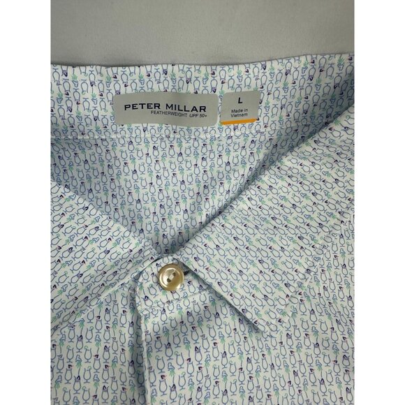 Peter Millar Featherweight If You Like Pina Coladas Drinks Print Size L - Picture 3 of 6